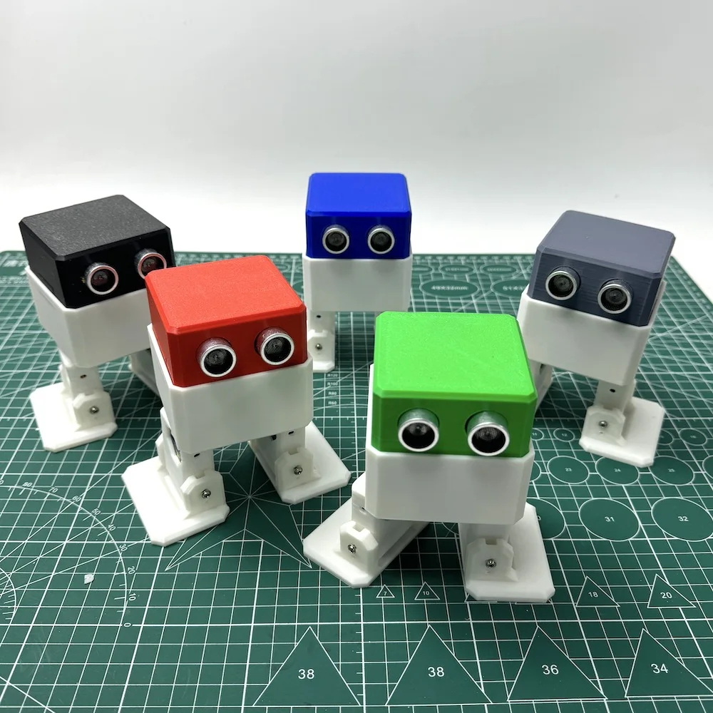 3D 프린팅 OTTO 휴머노이드 로봇 V5+ - 프로그래밍 가능 댄스 장애물 회피 추종 로봇, STEM 프로그래밍 키트