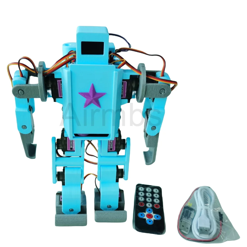 AI 빅 모델 음성 인식 2족 보행 휴머노이드 로봇 - 비디오 전송, 아두이노 Python 프로그래밍